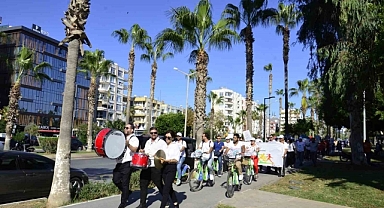 Sağlıklı yaşama dikkat çekmek için yürüdüler
